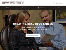 Tablet Screenshot of marrfamilydentistry.com